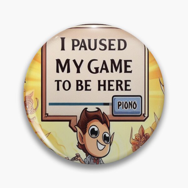 Item preview, T-shirt I Paused My Game to Be Here designed and sold by merchamjad.