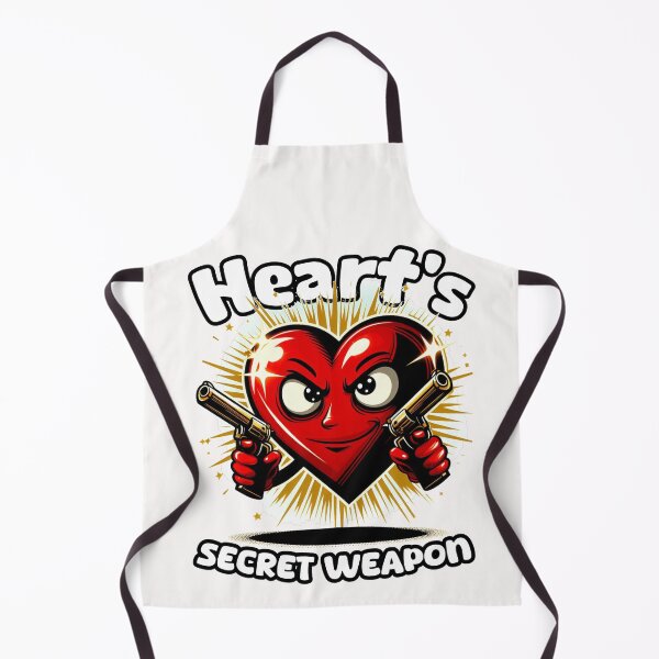 Item preview, Heart's Secret Weapon: Crimson Charm in Monochrome designed and sold by SplashTastic.