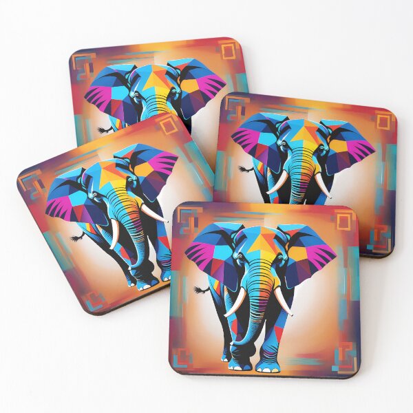 Item preview, Elephant abstract designed and sold by TaevasDesign.
