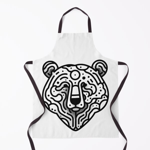 Item preview, Bear Head Outline designed and sold by SimpleP.