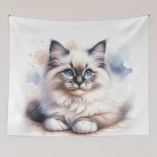 Item preview, Beauty of Sacred Birman designed and sold by CardsStudio.
