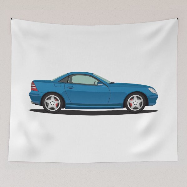 Item preview, R170 SLK200 Car Art Blue designed and sold by ed-designs.