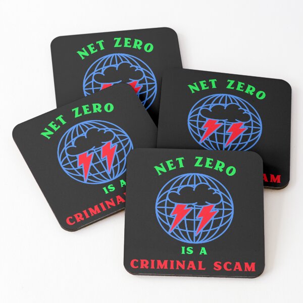 Item preview, Net Zero Scam designed and sold by PurebloodDesign.