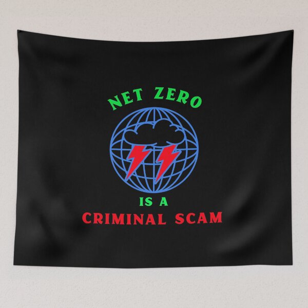 Item preview, Net Zero Scam designed and sold by PurebloodDesign.