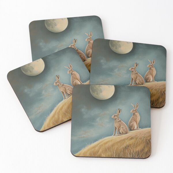 Item preview, Hares on a Hill designed and sold by thewandswant.