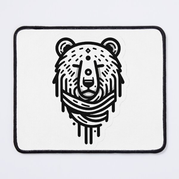 Item preview, Cool Bear Head Outline designed and sold by SimpleP.