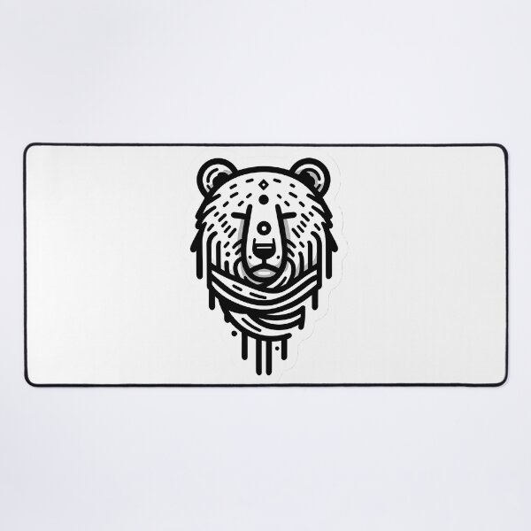 Item preview, Cool Bear Head Outline designed and sold by SimpleP.