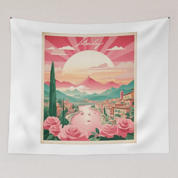 Item preview, Italian Valentines Day Tourism Vintage Poster 2 designed and sold by TravelersGems.