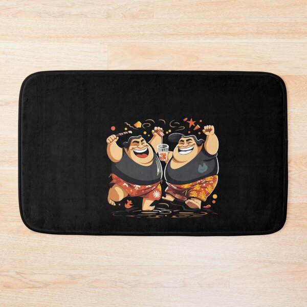 Artikelvorschau, Sumo-Ringer-Animations-Cartoon entworfen und verkauft von VibeStyleShop.