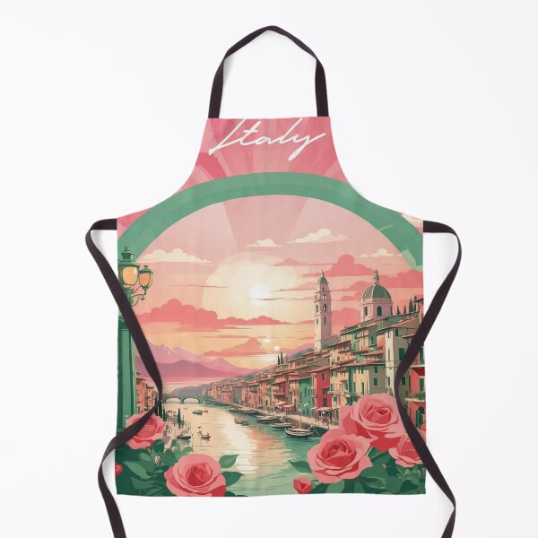Item preview, Italian River Valentines Day Tourism Vintage Poster designed and sold by TravelersGems.
