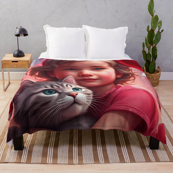 Item preview, Toddler celebrating Valentines day with a Kitten designed and sold by Colin Bentham.