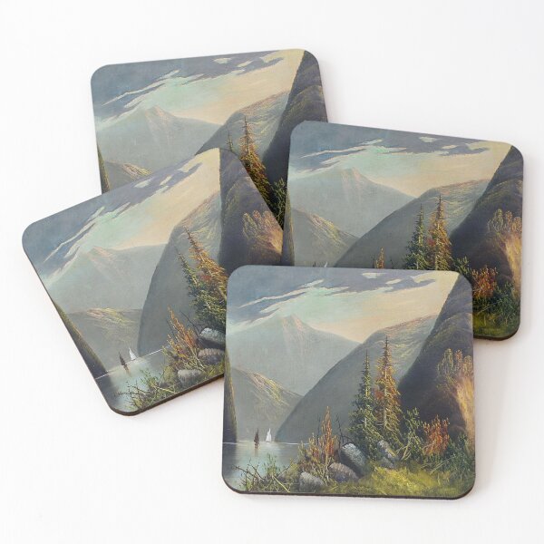 Item preview, Mountain Lake Landscape designed and sold by tomorrowsart.