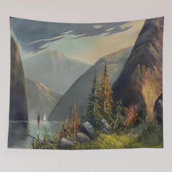 Item preview, Mountain Lake Landscape designed and sold by tomorrowsart.
