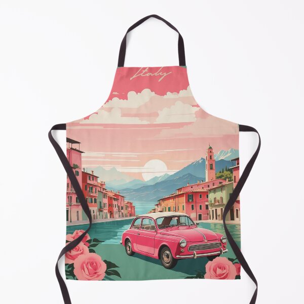 Item preview, Valentines Day Italian Retro Car Tourism Vintage Poster designed and sold by TravelersGems.