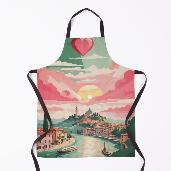 Item preview, Valentines Day Heart Italy Tourism Vintage Poster designed and sold by TravelersGems.