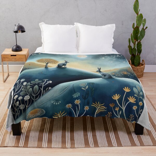 Item preview, Hares on a Hill designed and sold by thewandswant.