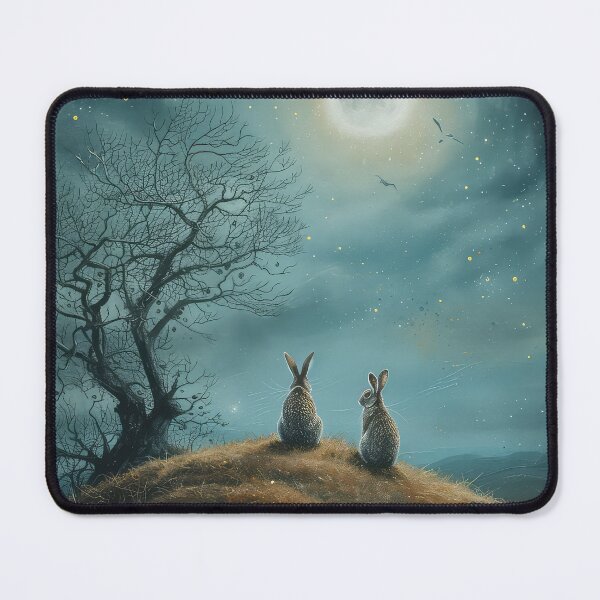 Item preview, Hares on a Hill designed and sold by thewandswant.