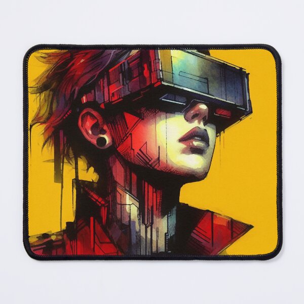 Artikelvorschau, Cyberpunk Noir Girl in VR entworfen und verkauft von RESToRAPTOR.
