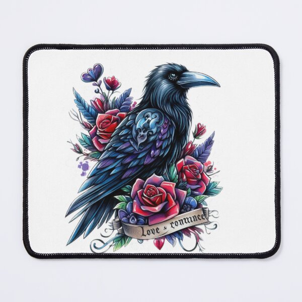 Item preview, Gothic raven goth valentines day Sticker designed and sold by Expressions-Sel.