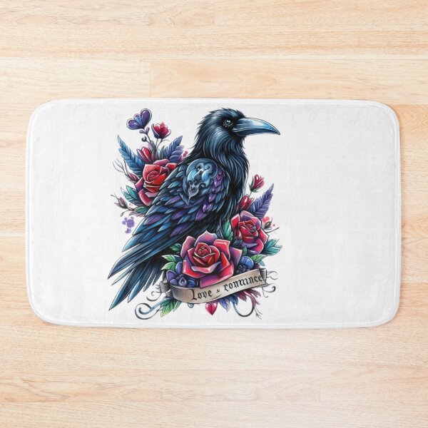 Item preview, Gothic raven goth valentines day Sticker designed and sold by Expressions-Sel.