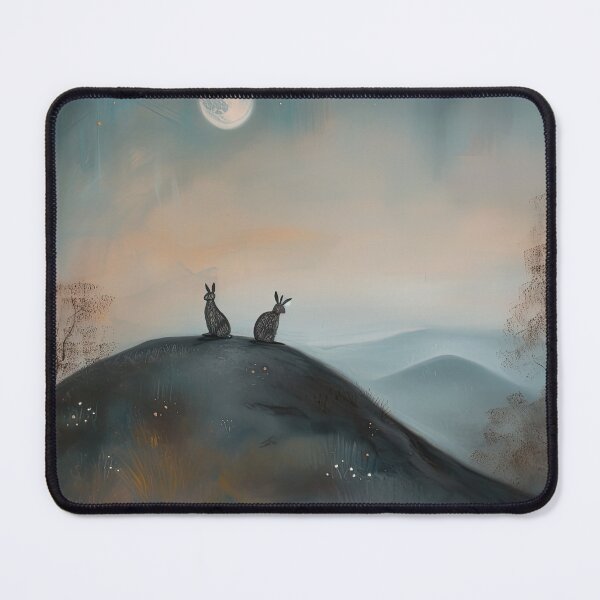 Item preview, Hares on a Hill designed and sold by thewandswant.