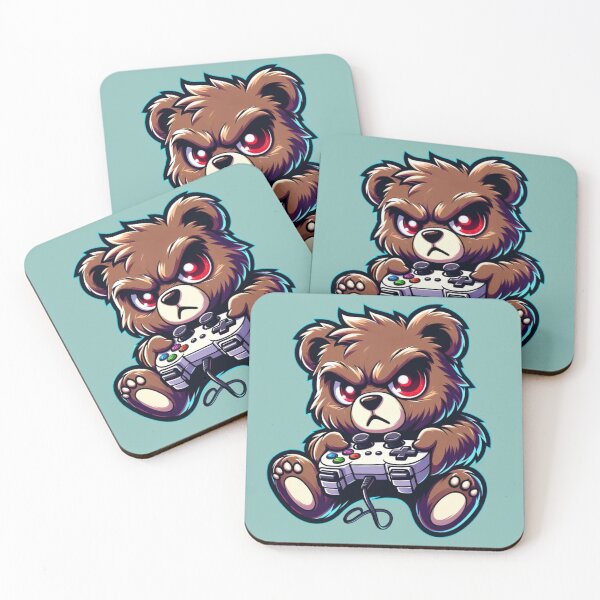 Item preview, Intense Gamer Bear Boss designed and sold by Kwanbaba21.