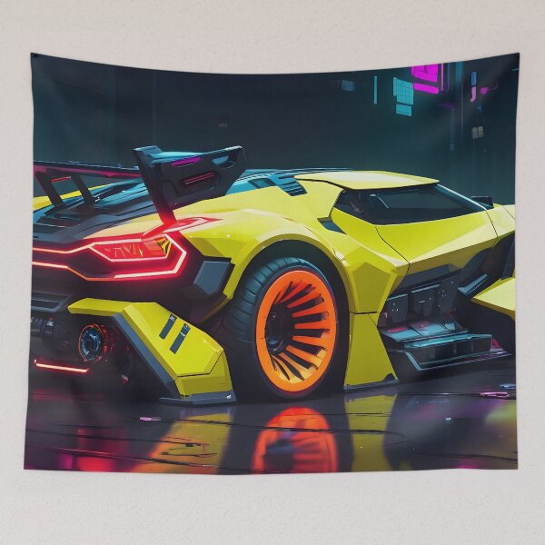 Item preview, Cyber Stryker - Cyberpunk Supercar designed and sold by papi1998.