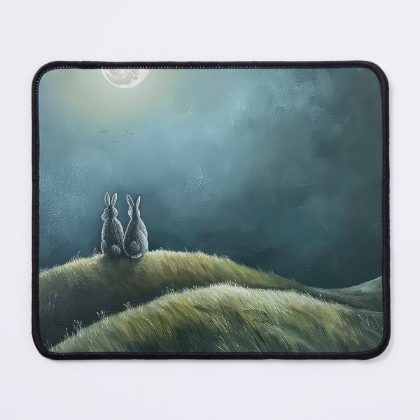 Item preview, Hares on a Hill designed and sold by thewandswant.