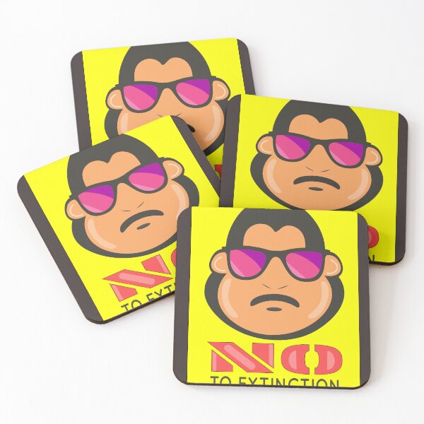 Item preview, No To Extinction Save Gorillas  designed and sold by SwailemPlanet.