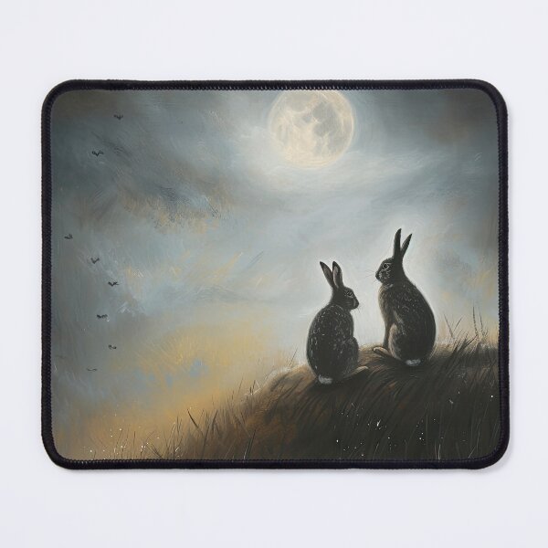 Item preview, Hares on a Hill designed and sold by thewandswant.