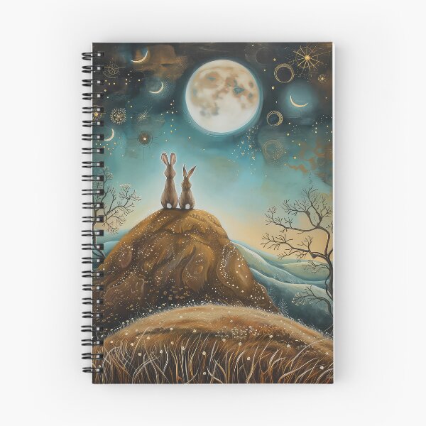 Item preview, Hares on a Hill designed and sold by thewandswant.
