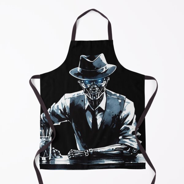 Item preview, Cyberpunk Noir Bartender designed and sold by RESToRAPTOR.