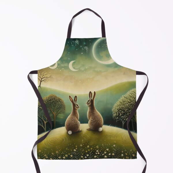 Item preview, Hares on a Hill designed and sold by thewandswant.