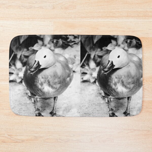 Item preview, Ringed Duck Jerez Zoo Black and White Vertical designed and sold by eddiebarronshop.