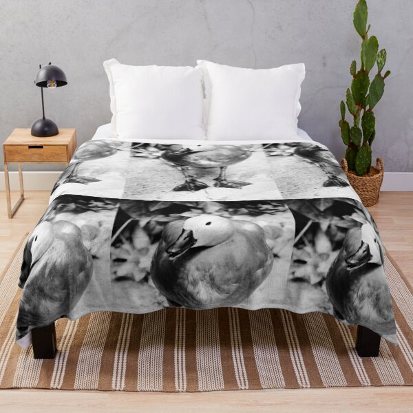 Item preview, Ringed Duck Jerez Zoo Black and White Vertical designed and sold by eddiebarronshop.