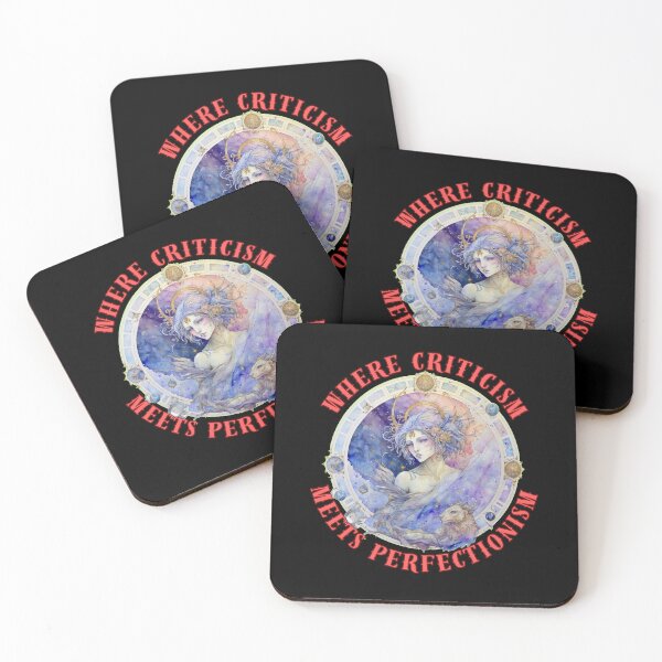 Item preview, Where Criticism Meets Perfectionism. virgo astrology designed and sold by ZodiacWonders.