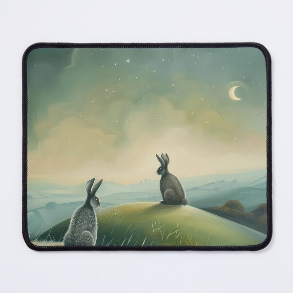 Item preview, Hares on a Hill designed and sold by thewandswant.
