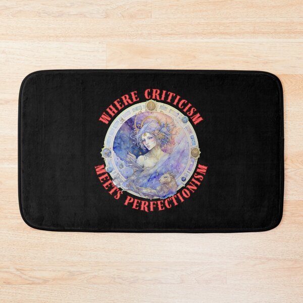 Item preview, Where Criticism Meets Perfectionism. virgo astrology designed and sold by ZodiacWonders.