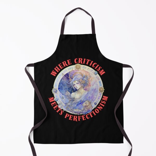 Item preview, Where Criticism Meets Perfectionism. virgo astrology designed and sold by ZodiacWonders.