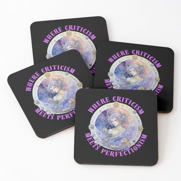 Item preview, Where Criticism Meets Perfectionism. virgo astrological sign designed and sold by ZodiacWonders.