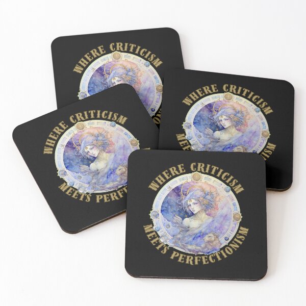 Item preview, Where Criticism Meets Perfectionism. virgo star sign designed and sold by ZodiacWonders.