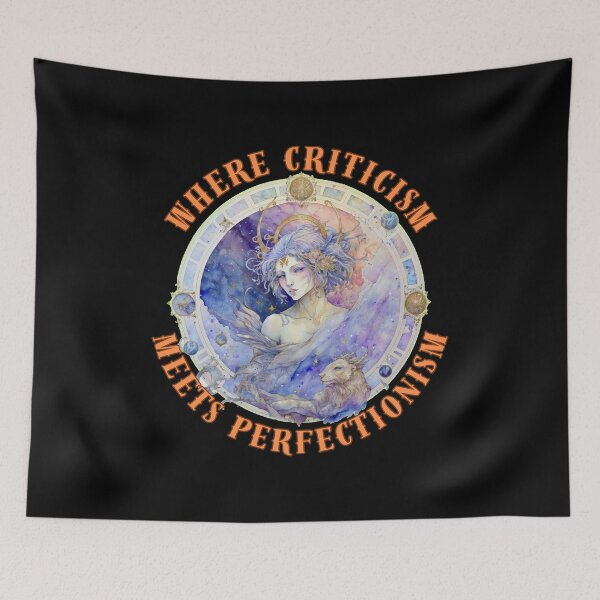 Item preview, Where Criticism Meets Perfectionism. virgo birthday designed and sold by ZodiacWonders.