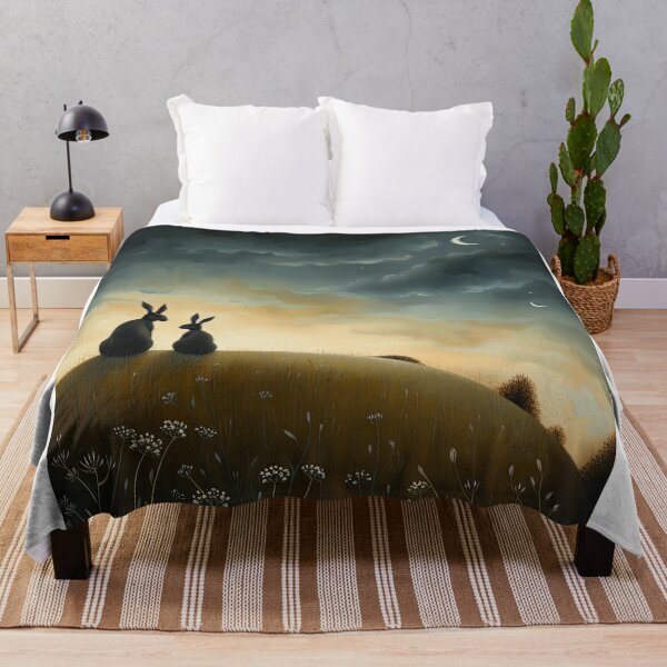 Item preview, Hares on a Hill designed and sold by thewandswant.