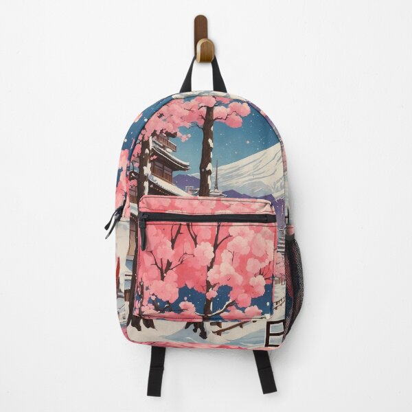 Item preview, Valentines Day Japan Cherry Blossoms Starry Night Tourism Vintage Poster designed and sold by TravelersGems.
