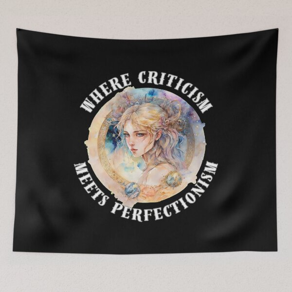 Item preview, Where Criticism Meets Perfectionism. virgo august designed and sold by ZodiacWonders.