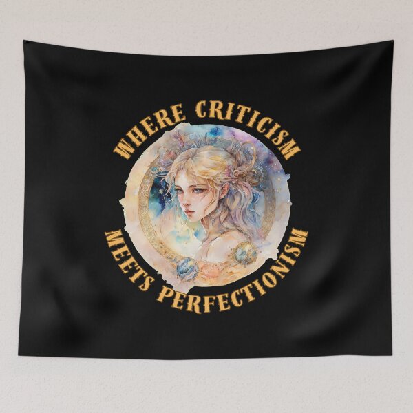 Item preview, Where Criticism Meets Perfectionism. virgo september designed and sold by ZodiacWonders.