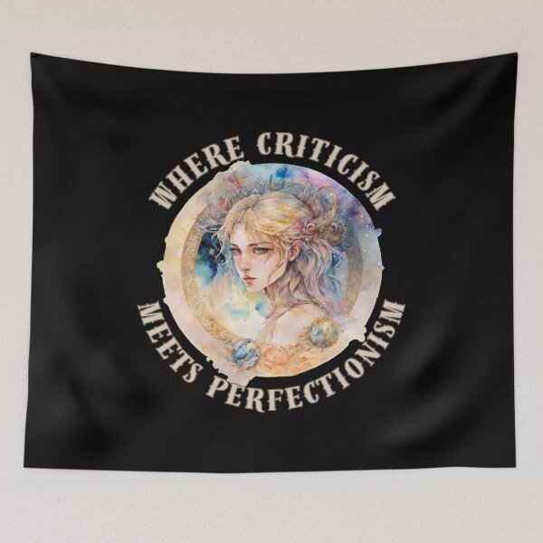 Item preview, Where Criticism Meets Perfectionism. virgo quotes designed and sold by ZodiacWonders.
