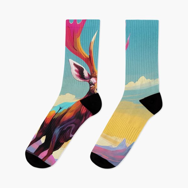 Item preview, Colourful Deer Pop Art designed and sold by PixelPerfectPOD.