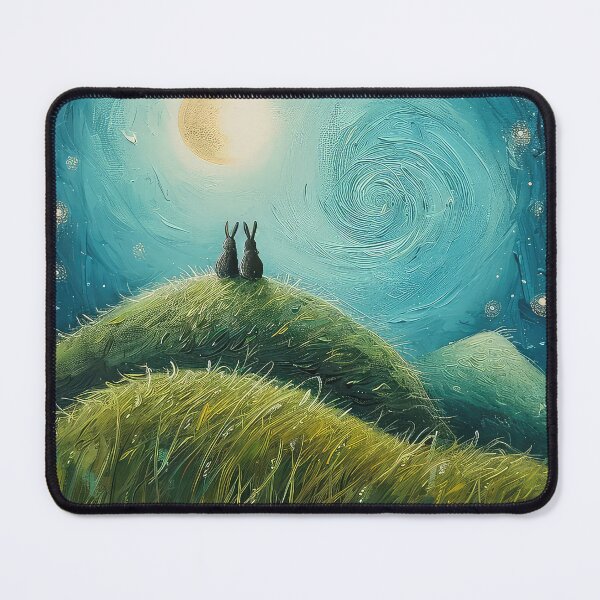 Item preview, Hares on a Hill designed and sold by thewandswant.