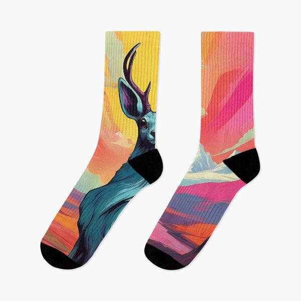Item preview, Colourful Deer Pop Art designed and sold by PixelPerfectPOD.